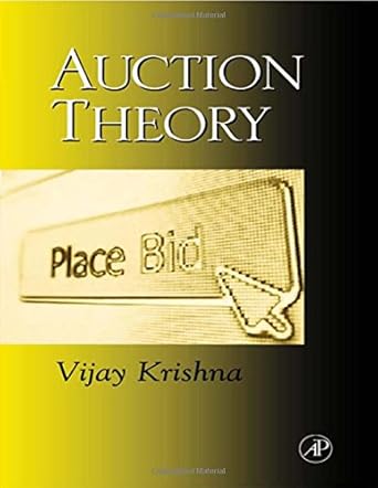 auction theory 1st edition vijay krishna 012426297x, 978-0124262973