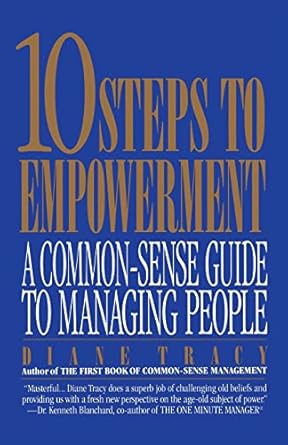 ten steps to empowerment 1st edition diane tracy 068811279x, 978-0688112790