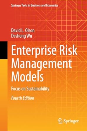 enterprise risk management models focus on sustainability 1st edition david l olson ,desheng wu 3662680378,