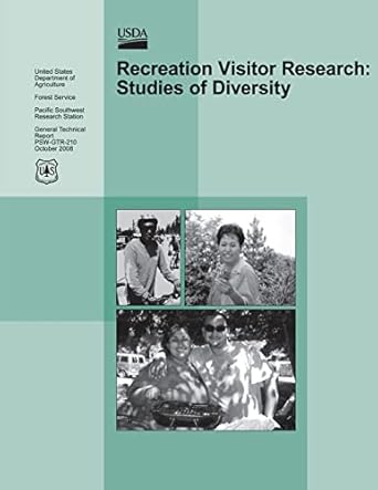 recreation visitor research studies of diversity 1st edition u s department of agriculture ,forest service