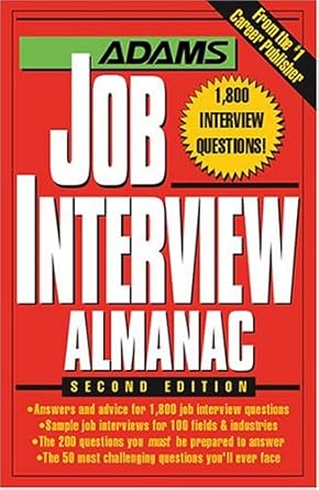 adams job interview almanac 2nd ed 1st edition richard j wallace 1593372922, 978-1593372927
