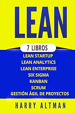 lean 7 libros lean startup lean analytics lean enterprise six sigma gestion agil de proyectos kanban scrum