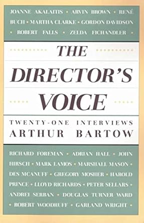 the directors voice twenty one interviews 1st edition arthur bartow 0930452747, 978-0930452742
