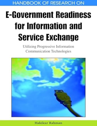 handbook of research on e government readiness for information and service exchange utilizing progressive