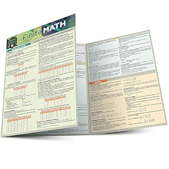 finite mathematics a quickstudy laminated reference guide 1st edition llc expolog ,ken yablonski 1423238699,