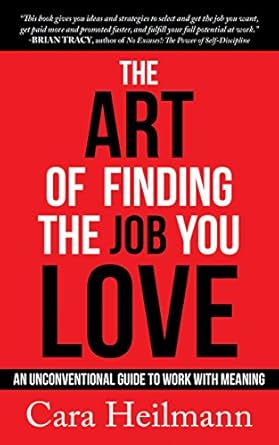the art of finding the job you love an unconventional guide to work with meaning 1st edition cara heilmann