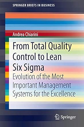 from total quality control to lean six sigma evolution of the most important management systems for the