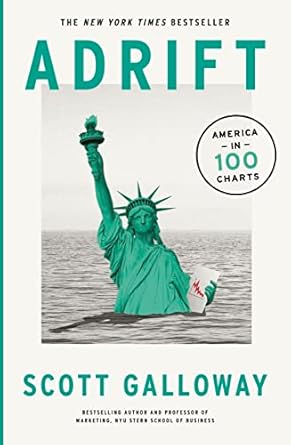adrift 100 charts that reveal why america is on the brink of change 1st edition scott galloway 0857504746,