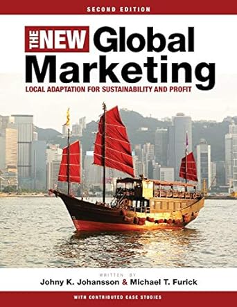 the new global marketing local adaptation for sustainability and profit 1st edition johny k johansson