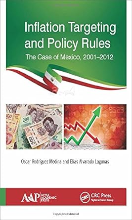 inflation targeting and policy rules the case of mexico 2001 2012 1st edition oscar r medina ,elias a laguna