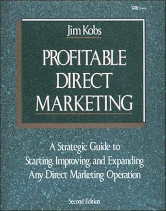 profitable direct marketing 1st edition jim kobs 0844230294, 978-0844230290