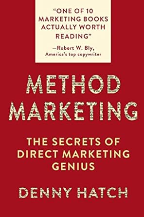 method marketing 1st edition denison hatch 1648372767, 978-1648372766