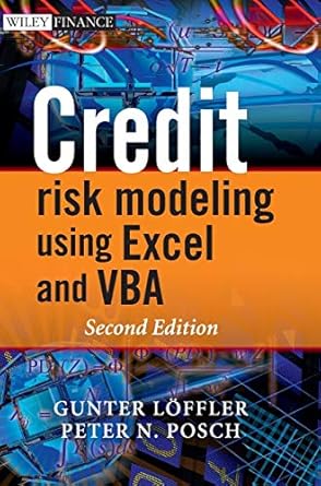 credit risk modeling using excel and vba 1st edition gunter loeffler ,peter n posch 0470660929, 978-0470660928