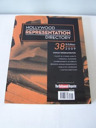 hollywood representation directory winter 2009 1st edition hollywood creative directory 192893675x,