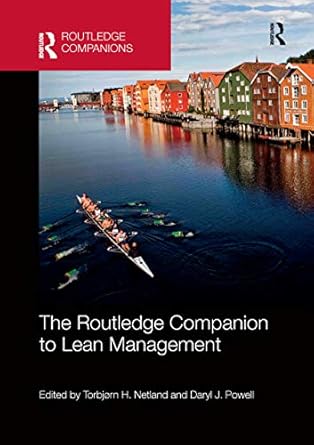 the routledge companion to lean management 1st edition torbjorn h netland ,daryl j powell 0367873591,