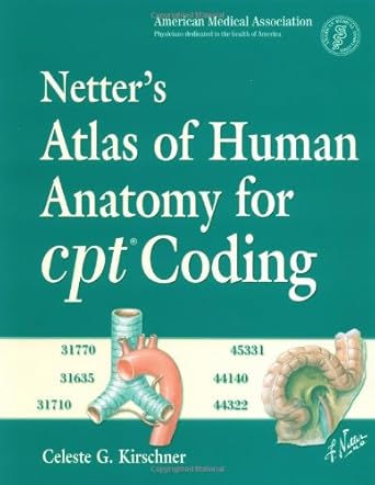 netters atlas of human anatomy for cpt coding 1st edition ama american medical association 1579476694,
