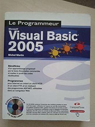 visual basic 2005 1st edition michel martin 2744020567, 978-2744020568