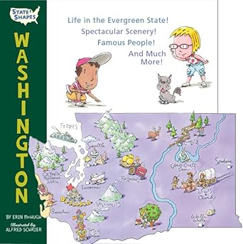 state shapes washington 1st edition erin mchugh ,alfred schrier 1579127754, 978-1579127756