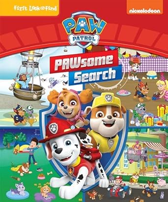 nickelodeon paw patrol pawsome search first look and find 1st edition pi kids ,fabrizio petrossi ,harry moore