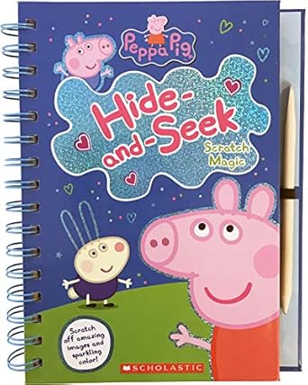 peppa pig hide and seek scratch magic 1st edition meredith rusu ,eone 1338603434, 978-1338603439