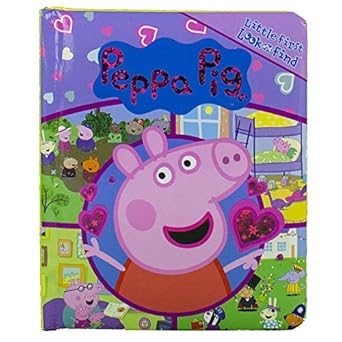 peppa pig little first look and find pi kids 1st edition susan rich brooke ,editors of phoenix international