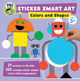 sticker smart art colors and shapes 1st edition pbs kids ,georgia rucker 1941367933, 978-1941367933