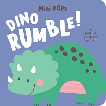 mini pops dino rumble mini pop up board book 1st edition lake press 0655236678, 978-0655236672