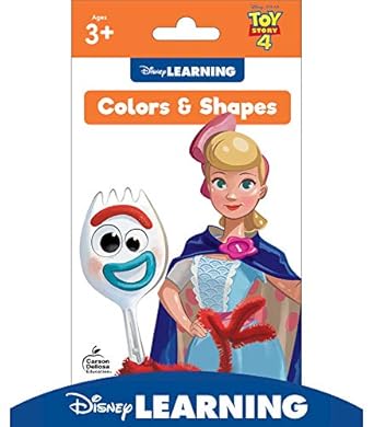 disney learning toy story 4 big colors and shapes flash cards for toddlers 2 4 years shapes flash cards