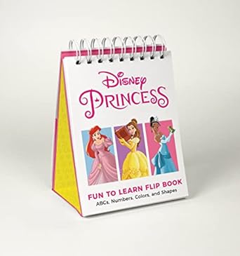 disney princess fun to learn flip book abcs numbers colors and shapes 1st edition disney 0762493348,