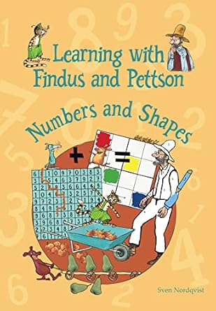 learning with findus and pettson numbers and shapes 1st edition sven nordqvist 1912480808, 978-1912480807