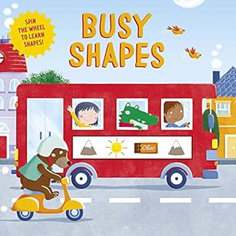 busy shapes spin the wheel to learn shapes 1st edition clever publishing ,marta costa 1948418746,