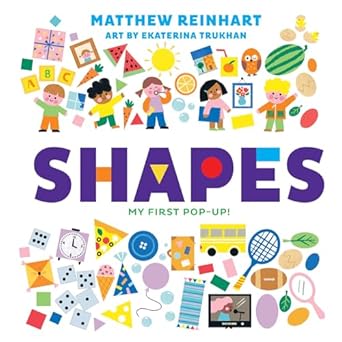 shapes my first pop up a board book 1st edition matthew reinhart ,ekaterina trukhan 1419749811, 978-1419749810