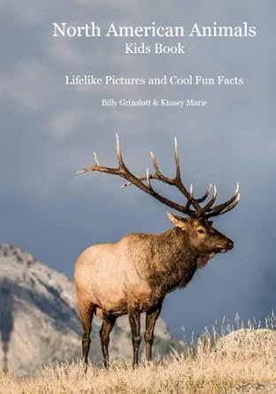 north american animals kids book with lifelike pictures and cool fun facts 1st edition billy grinslott
