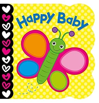 happy baby touch and feel sensory baby board book interactive educational newborn book for curious infants