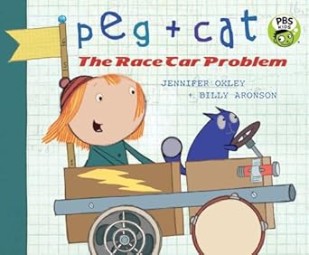 peg + cat the race car problem 1st edition jennifer oxley ,billy aronson 076369083x, 978-0763690830