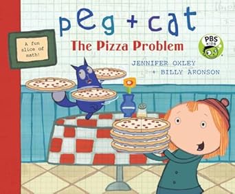 peg + cat the pizza problem 1st edition jennifer oxley ,billy aronson 0763692468, 978-0763692469