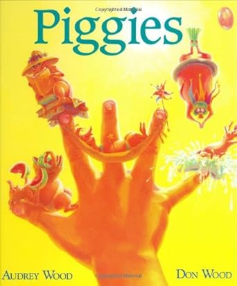 piggies lap sized 1st edition audrey wood ,don wood 0152056327, 978-0152056322