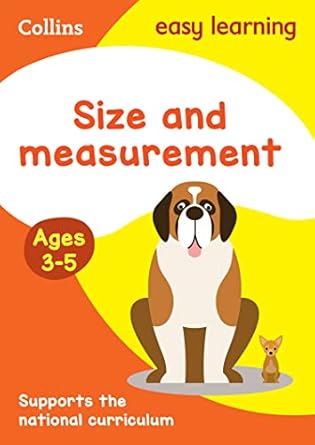 size and measurement ages 3 5 1st edition collins uk 000815158x, 978-0008151584