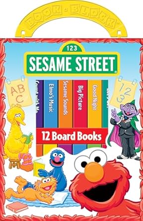 sesame street 12 board books 1st edition pi kids ,joe mathieu ,tom leigh ,dicicco studios 1412705150,