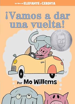 vamos a dar una vuelta an elephant and piggie book 1st edition mo willems 1368056121, 978-1368056120