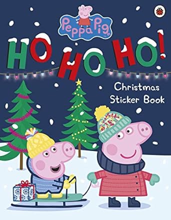 peppa pig ho ho ho christmas sticker book 1st edition peppa pig 0241411904, 978-0241411902