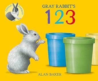 gray rabbits 123 1st edition alan baker 075347364x, 978-0753473641