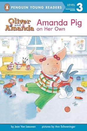 amanda pig on her own 1st edition jean van leeuwen ,ann schweninger 0140371443, 978-0140371444