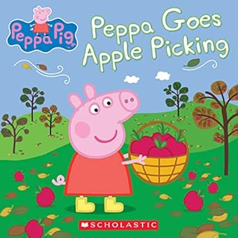 peppa goes apple picking 1st edition meredith rusu ,eone 133832781x, 978-1338327816