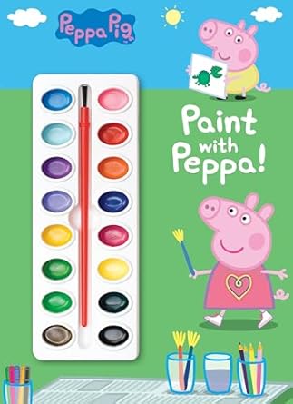 paint with peppa 1st edition golden books 0593118901, 978-0593118900