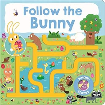 maze book follow the bunny 1st edition roger priddy 031252790x, 978-0312527907