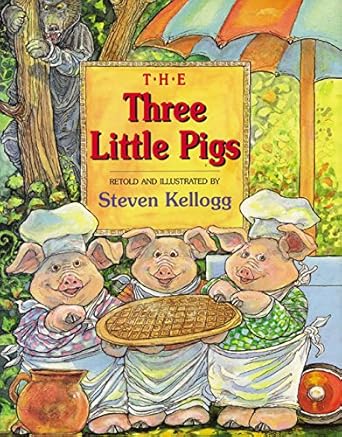 the three little pigs 1st edition steven kellogg 0064437795, 978-0064437790
