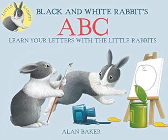 black and white rabbits abc 1st edition alan baker 0753473232, 978-0753473238