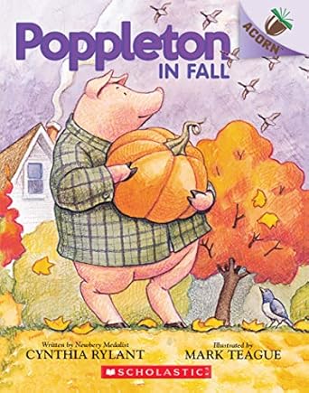 poppleton in fall an acorn book 1st edition cynthia rylant ,mark teague 1338566733, 978-1338566734