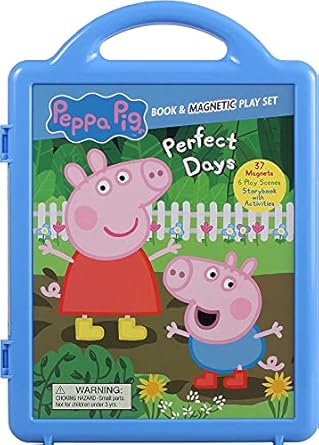 peppa pig magnetic play set 1st edition meredith rusu 0794446043, 978-0794446048